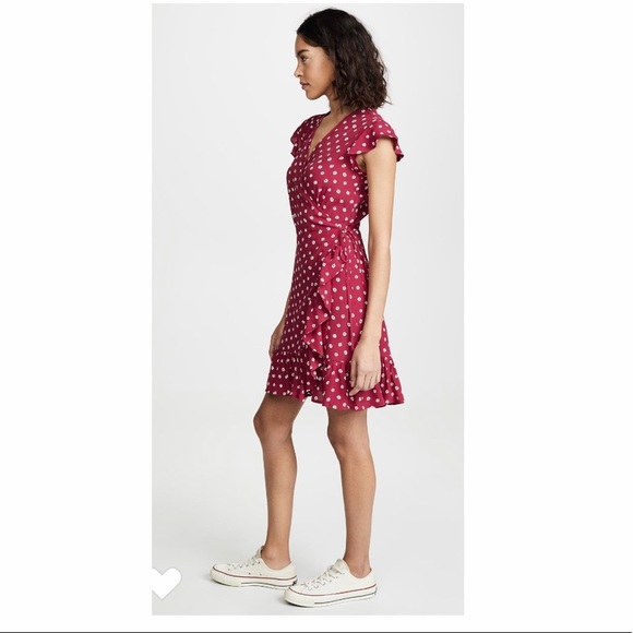 Rails Koreen Hearts Wrap Dress. PRICE FIRM. - Picture 3 of 14